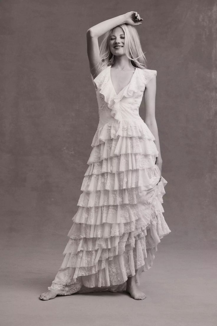 BHLDN Larke Gown - Elegant Wedding Dress with Lace Details | Perfect for Bridal Ceremonies, Formal Events & Special Occasions