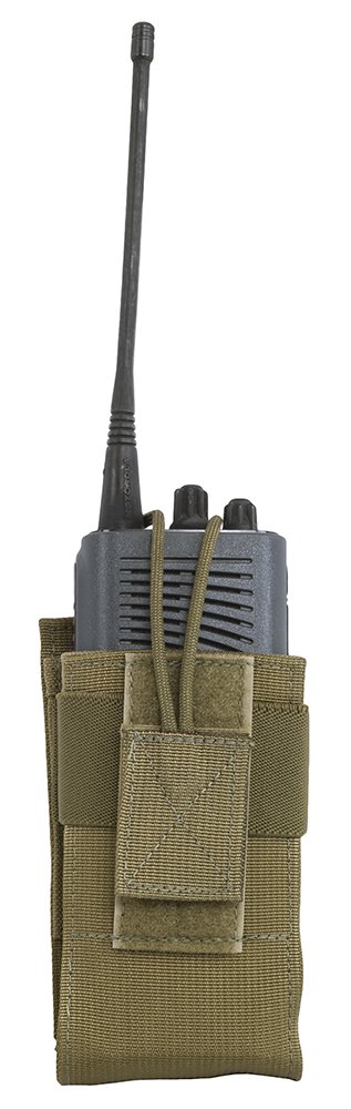 Elite Survival Systems MOLLE Radio Pouch - Tactical Military Gear for Walkie Talkie & Communication Equipment - Perfect for Outdoor Adventures, Camping, Hiking & Emergency Preparedness