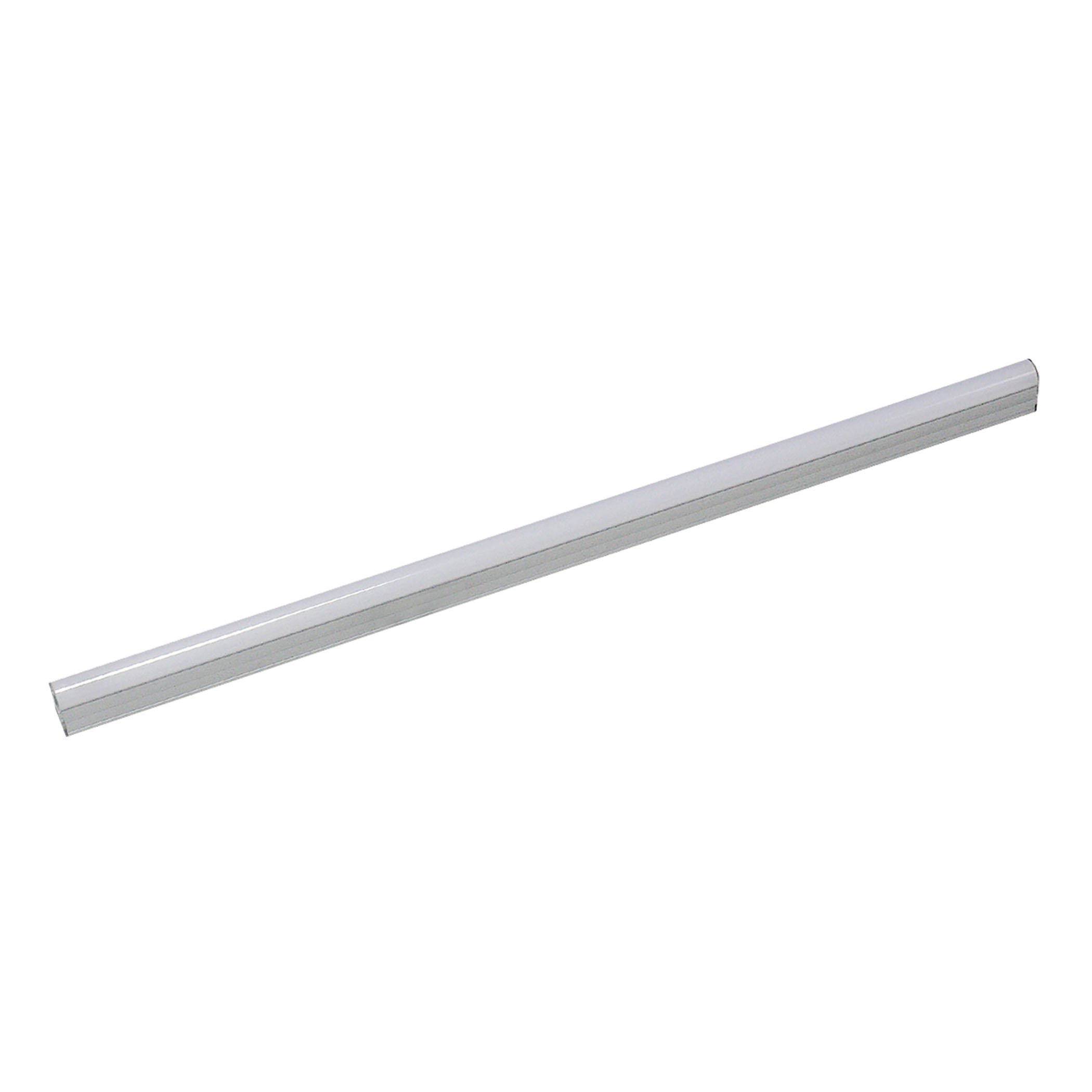 Modern Linear LED Light Fixture - White Contemporary Glass & Metal Design with Bulbs Included - Perfect for Kitchen Island, Dining Room, and Office Lighting