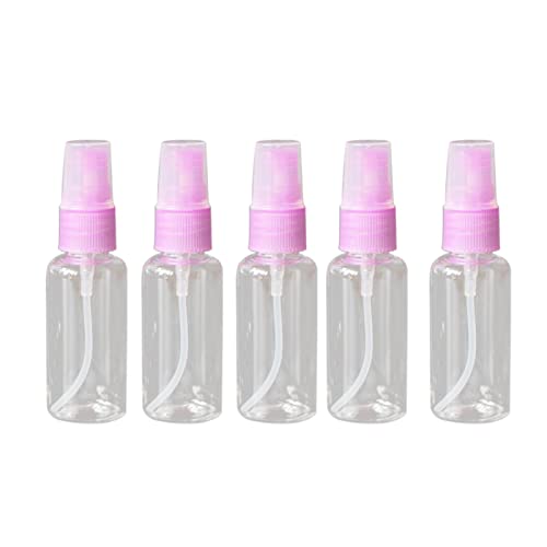 5/10Pcs Clear Plastic 30ML Empty Cosmetic Spray Bottles for Women - Refillable Perfume Travel Containers - Perfect for DIY Beauty Products, Essential Oils & Travel Toiletries