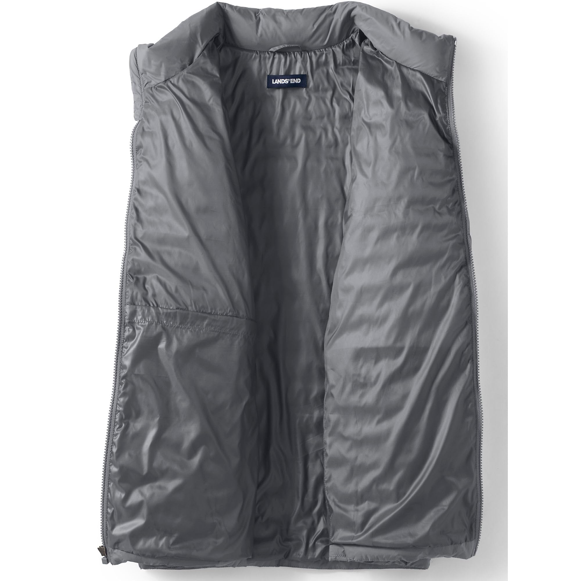 Lands' End Men's ThermoPlume Jacket for School Uniforms | Lightweight Insulated Winter Coat | Perfect for School, Work & Outdoor Activities