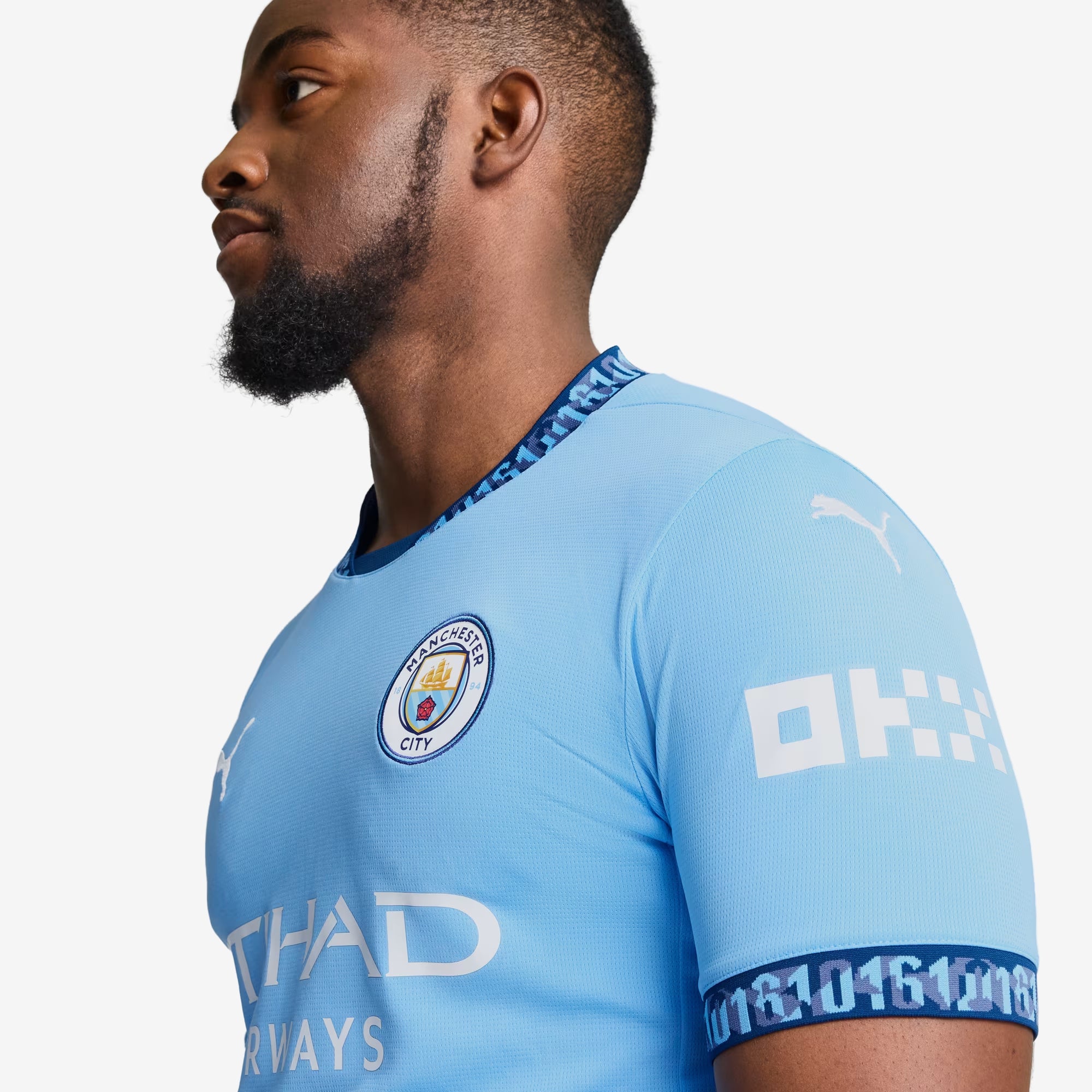 PUMA Manchester City 2024/25 Stadium Home Jersey - Authentic Football Soccer Shirt for Men & Women - Perfect for Match Day, Training & Fan Support