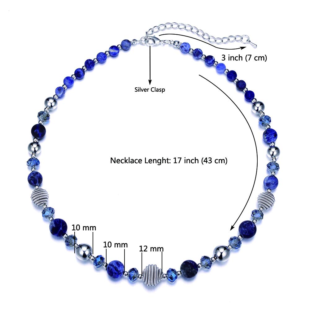 Beaded Strand Pearl Choker Necklace for Women - Elegant Fashion Jewelry Birthday Gift for Her | Perfect for Parties, Weddings & Special Occasions