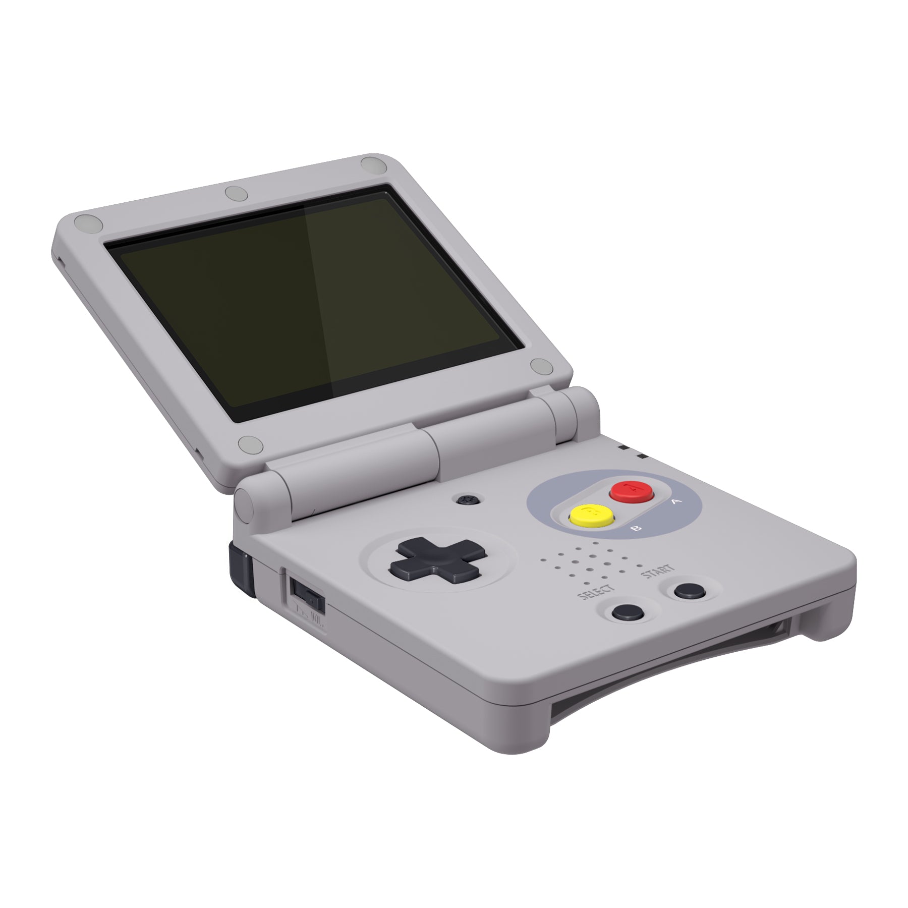 eXtremeRate IPS Ready Upgraded SFC SNES Classic EU Style Replacement Shell for Gameboy Advance SP GBA SP - Compatible with IPS & Standard LCD Screens - DIY Custom Modding - Perfect for Retro Gaming Enthusiasts & Console Modders (Console & Screen Not Included) ASPY004