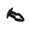 Black Plastic Plugs for Draw Latch Keeper Holes - Secure & Conceal Cabinet Hardware Gaps - Perfect for Kitchen Cabinets, Furniture & DIY Projects