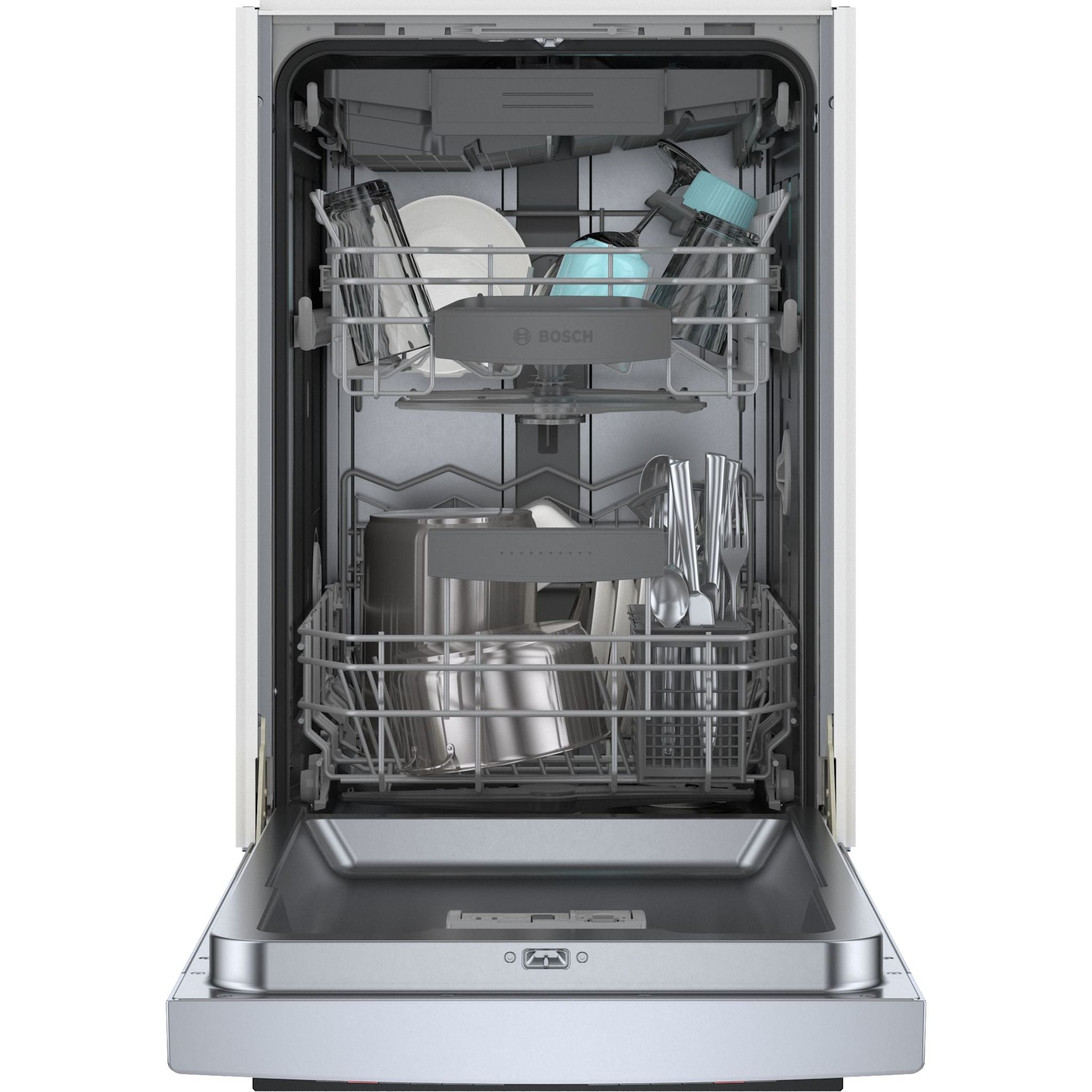 Bosch SPE68C75UC Stainless Steel Dishwasher with Anti-Fingerprint Finish - Perfect for Modern Kitchens and Busy Households