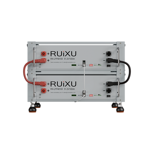 RUiXU Server Rack Battery with Daisy Chain Capability & Mounting Bracket - Perfect for Data Centers, Home Server Rooms, and Network Equipment Organization