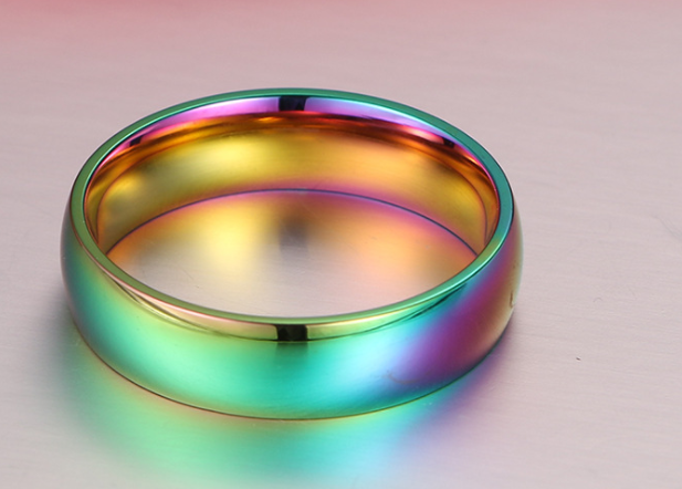Vibrant Rainbow Rings for Women - Colorful Stackable Fashion Jewelry for Everyday Wear & Party Outfits