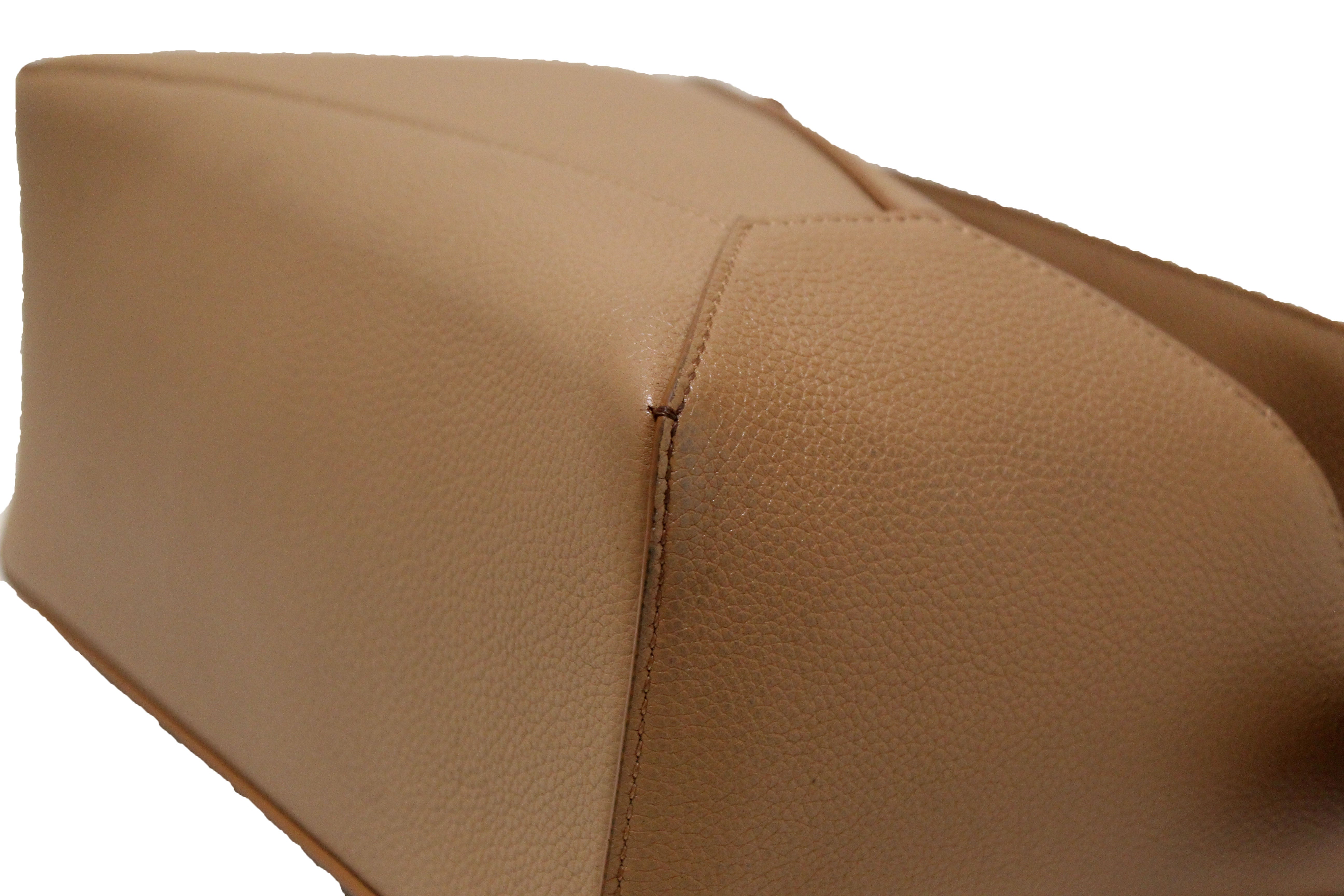 Authentic Loewe Small Puzzle Edge Bag in Brown Soft Grained Calfskin Leather | Luxury Crossbody Purse for Women | Perfect for Work, Travel & Everyday Use