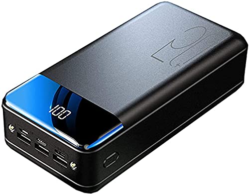 BEILA 50000mAh Portable Charger Power Bank with USB C Fast Charging, 6-Port External Battery Pack with LED Digital Display & Flashlight - Compatible with iPhone, Samsung, iPad (Perfect for Travel, Camping, and Emergency Power Backup)