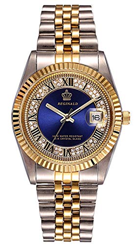 Men Silver Gold Blue