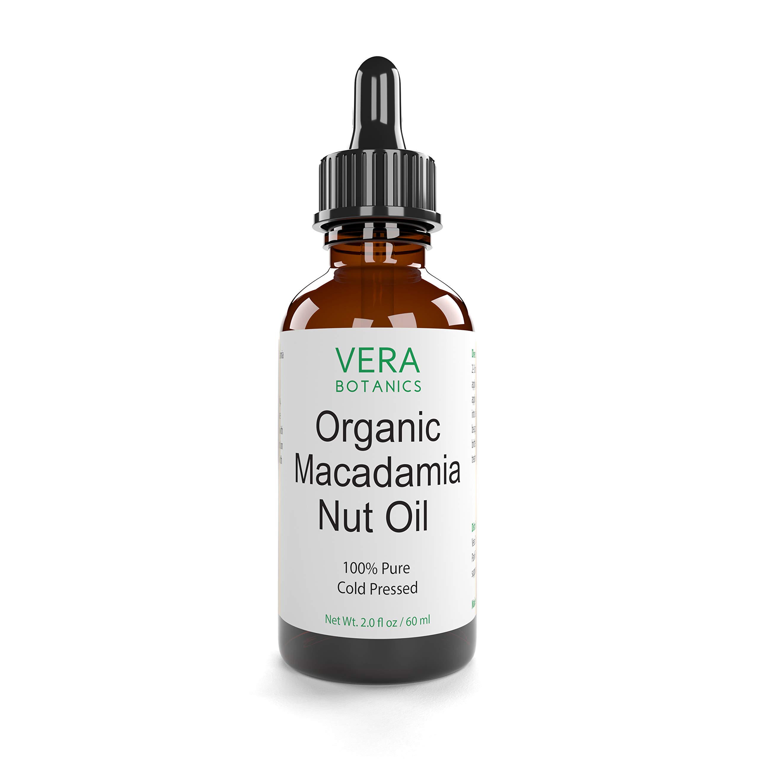 100% Pure Organic Macadamia Nut Oil - Cold-Pressed, Unrefined for Face, Skin, Hair & Nails Care | Natural Moisturizer to Reduce Breakage & Even Skin Tone | Perfect for Dry Skin Treatment, Lip Care & Therapeutic Massage | Great for Daily Beauty Routine & Spa Treatments