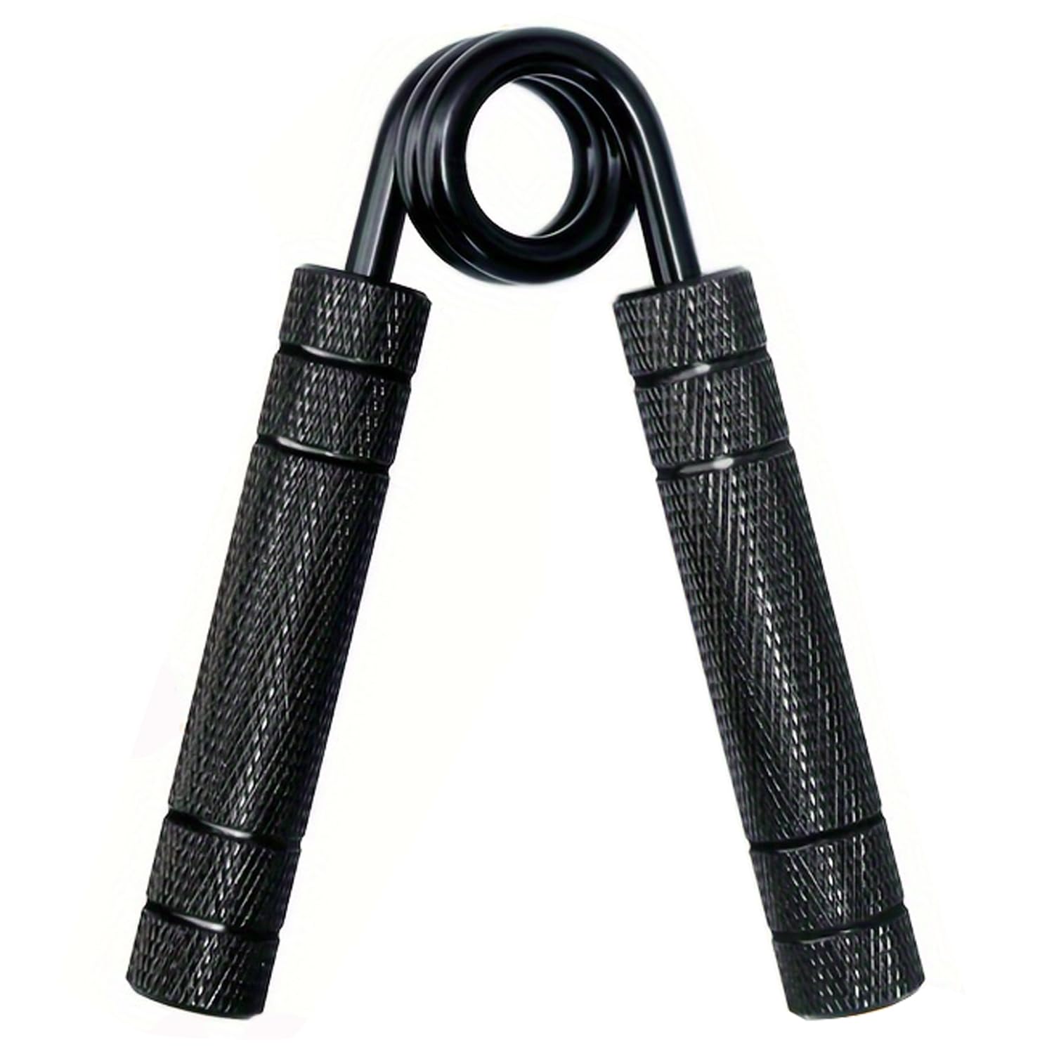 Black Metal Hand Grip Strengthener 50LB-350LB Non-Slip Heavy Duty Grip Trainer for Forearm & Hand Workout, Home Gym, Rock Climbing, Weightlifting, and Rehabilitation