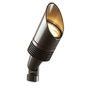 FX NP-3LED-LS-BZ Bronze LED Up Light with 3-LED Board & Long Shield - Perfect for Accent Lighting in Homes, Galleries, and Retail Spaces