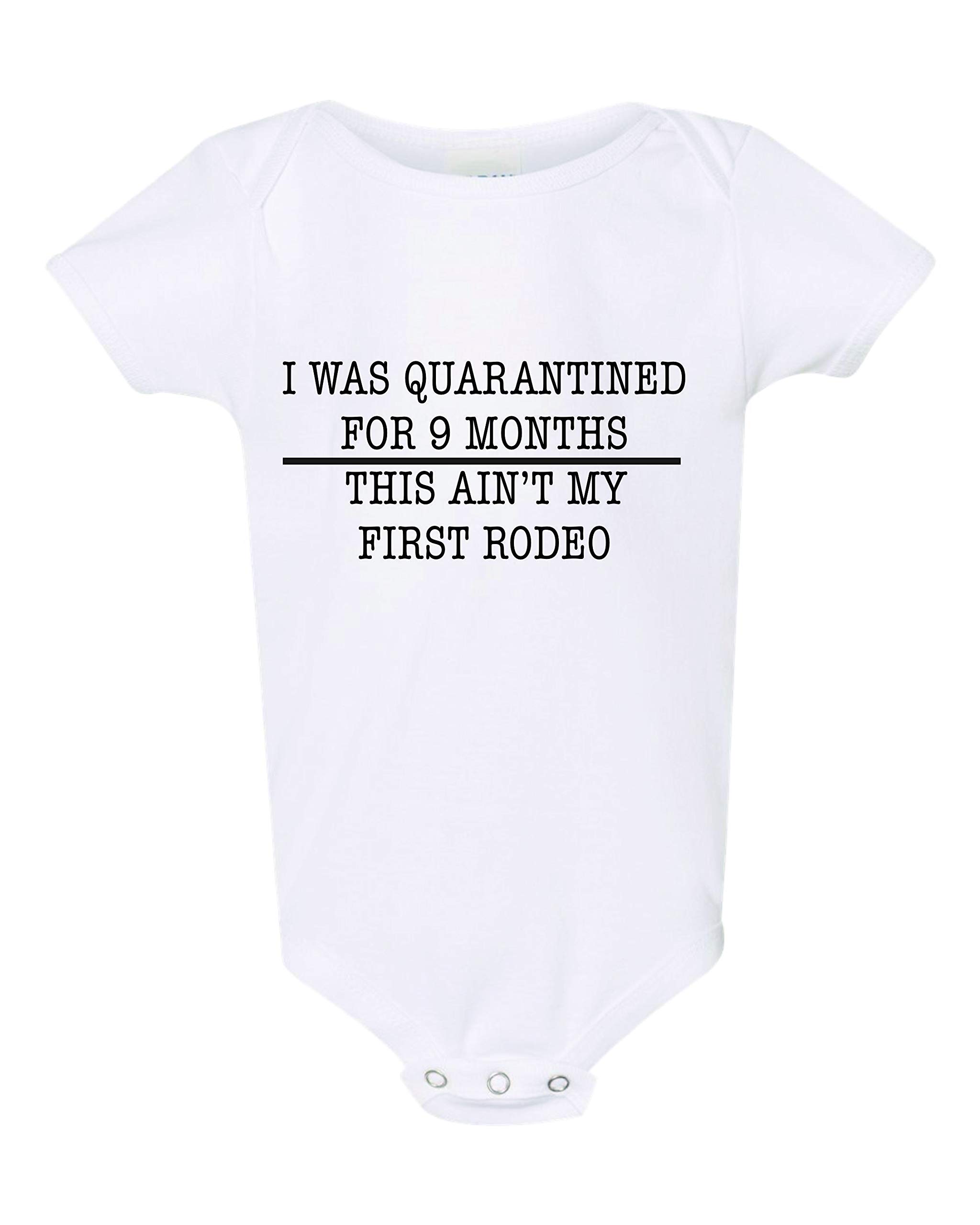 Funny Quarantine Bodysuit for Baby Boys & Girls - Cute 9 Months Isolation Outfit for Infants & Toddlers - Perfect for Playtime, Photo Shoots & Family Events