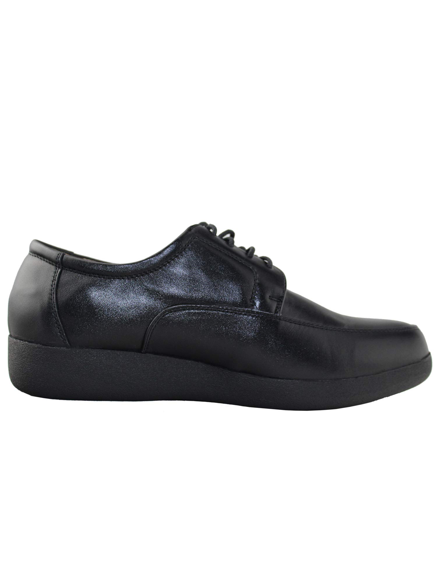 Tanleewa Men's Comfortable Leather Loafers - Wide Width Casual Shoes Lightweight & Breathable for Walking, Office & Travel