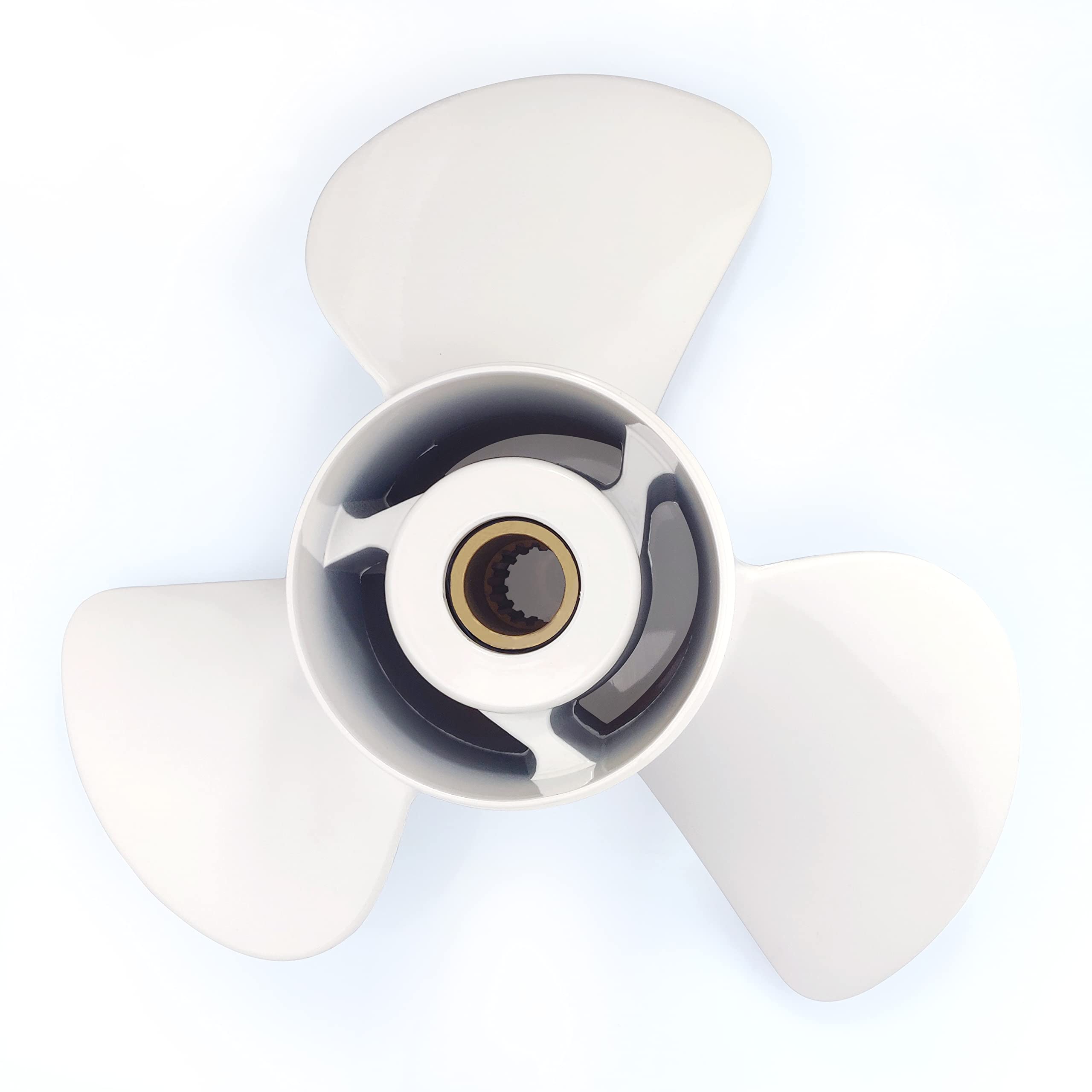 CAPTAIN Propeller 14x19 - Compatible with Yamaha Outboard Engines 150hp-300hp (F150, F175, F200, F225, F250, VF200V-MAX, VF225 VMAX) - 15 Tooth Spline Replacement for 6G5-45945-01-98 - Perfect for Boating, Fishing & Water Sports