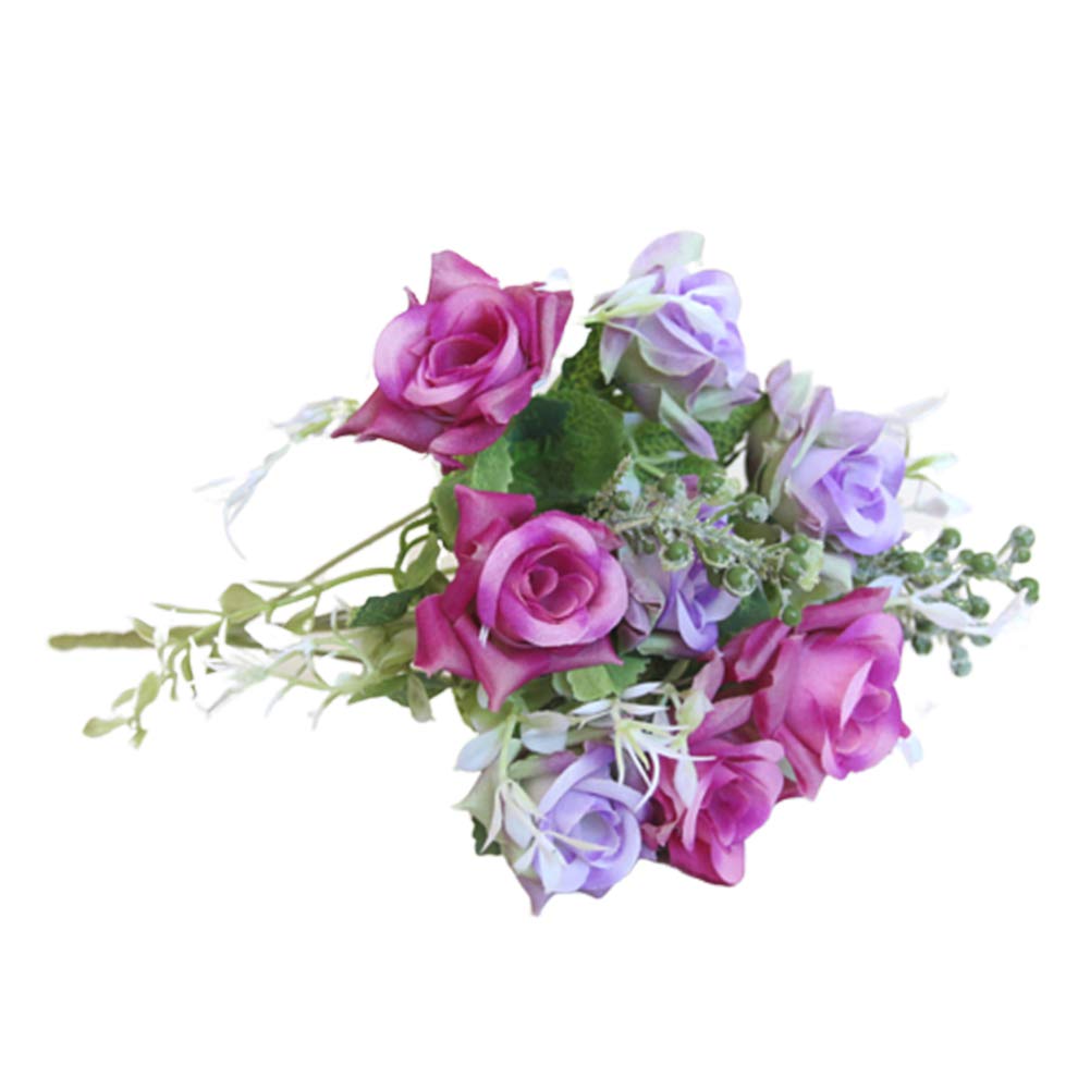 XISENOCI Artificial Rose Flower - 1Pc Lifelike Silk Rose for Wedding, Home, Garden, Office & Party Decor - Realistic Faux Rose with No Fading - Perfect for Centerpieces, Table Decor, Gift Wrapping & DIY Crafts