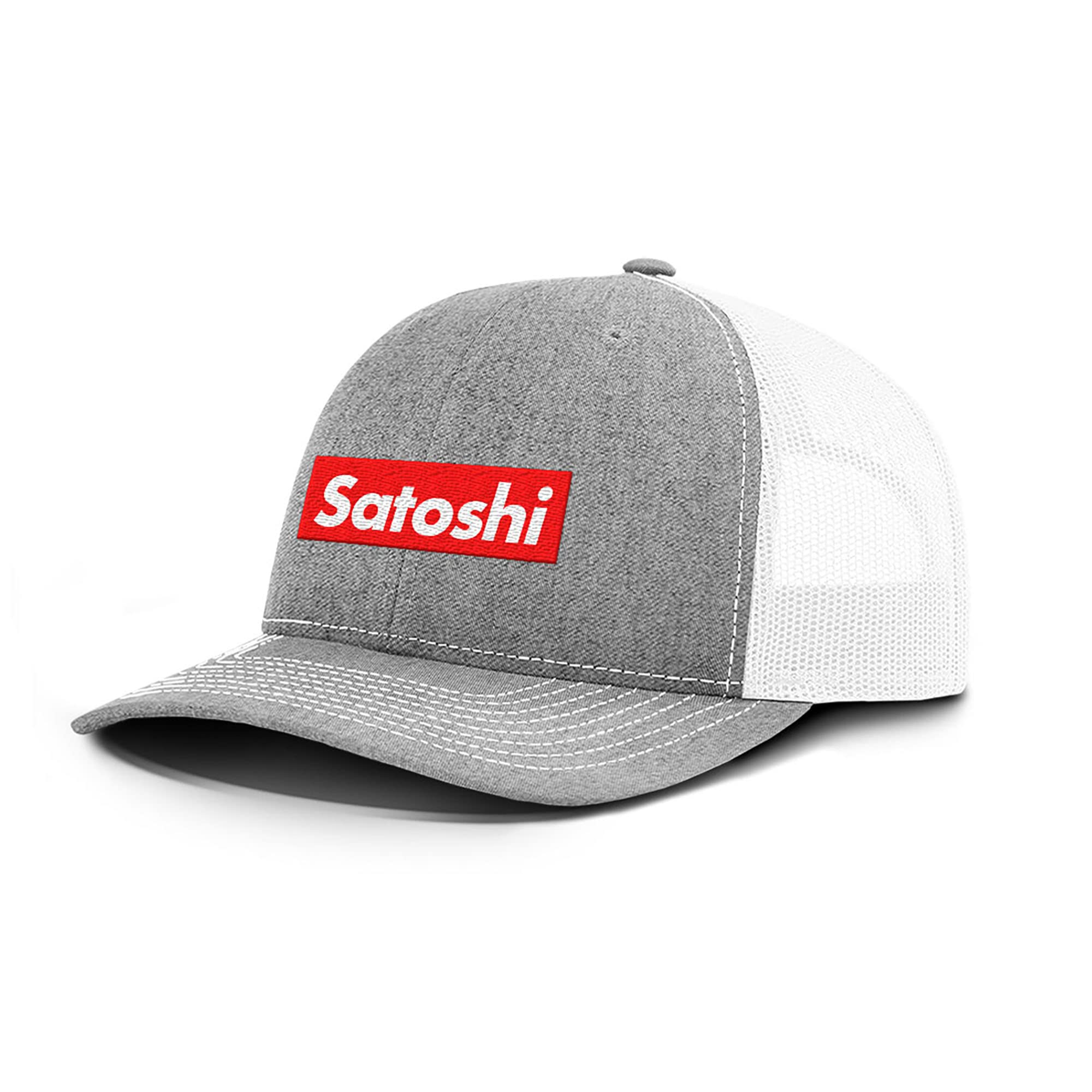 Satoshi Back Mesh Baseball Cap for Men & Women - Breathable Adjustable Snapback Hat with Mesh Back Panel - Perfect for Casual Wear, Sports & Outdoor Activities