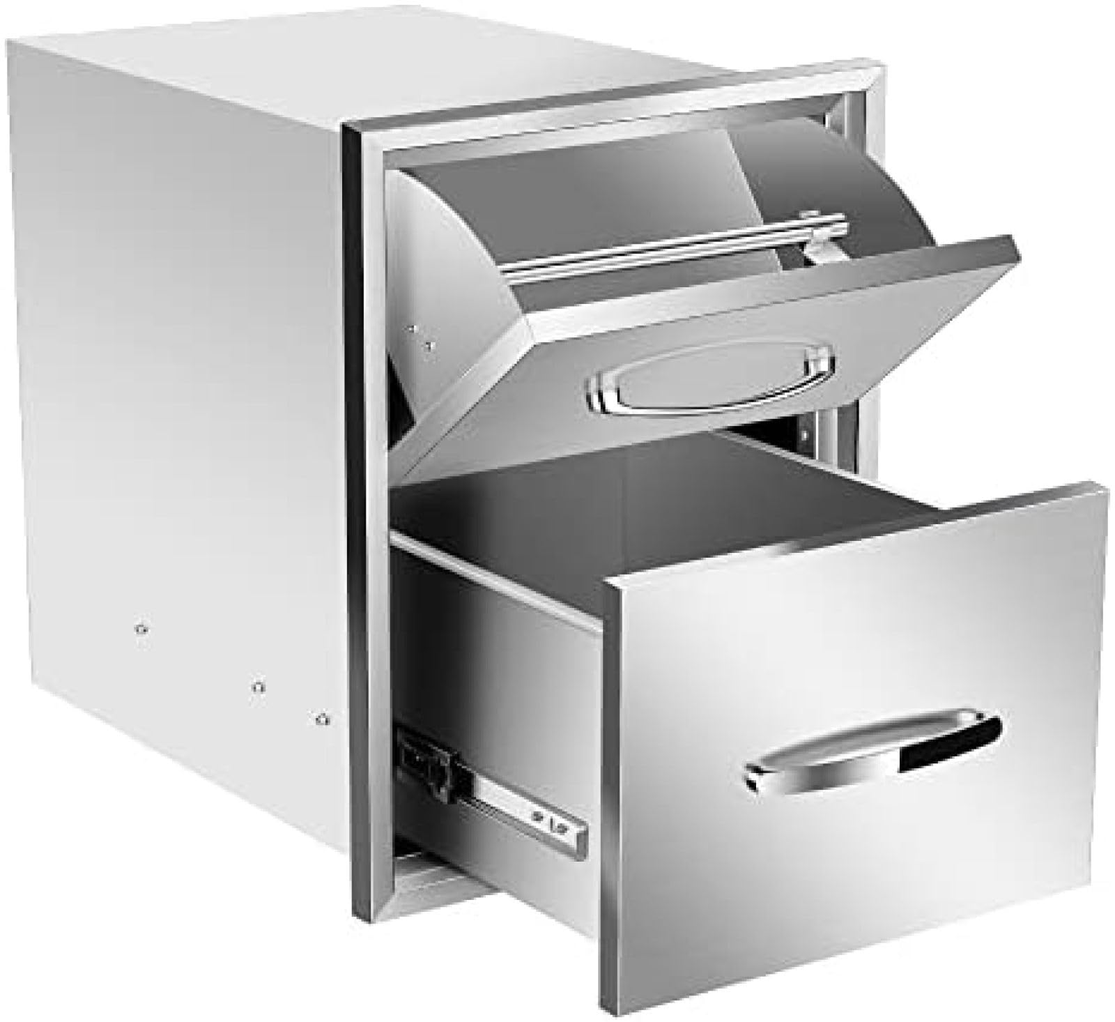Stainless Steel Double Drawer for Outdoor Kitchen & BBQ Island - 16