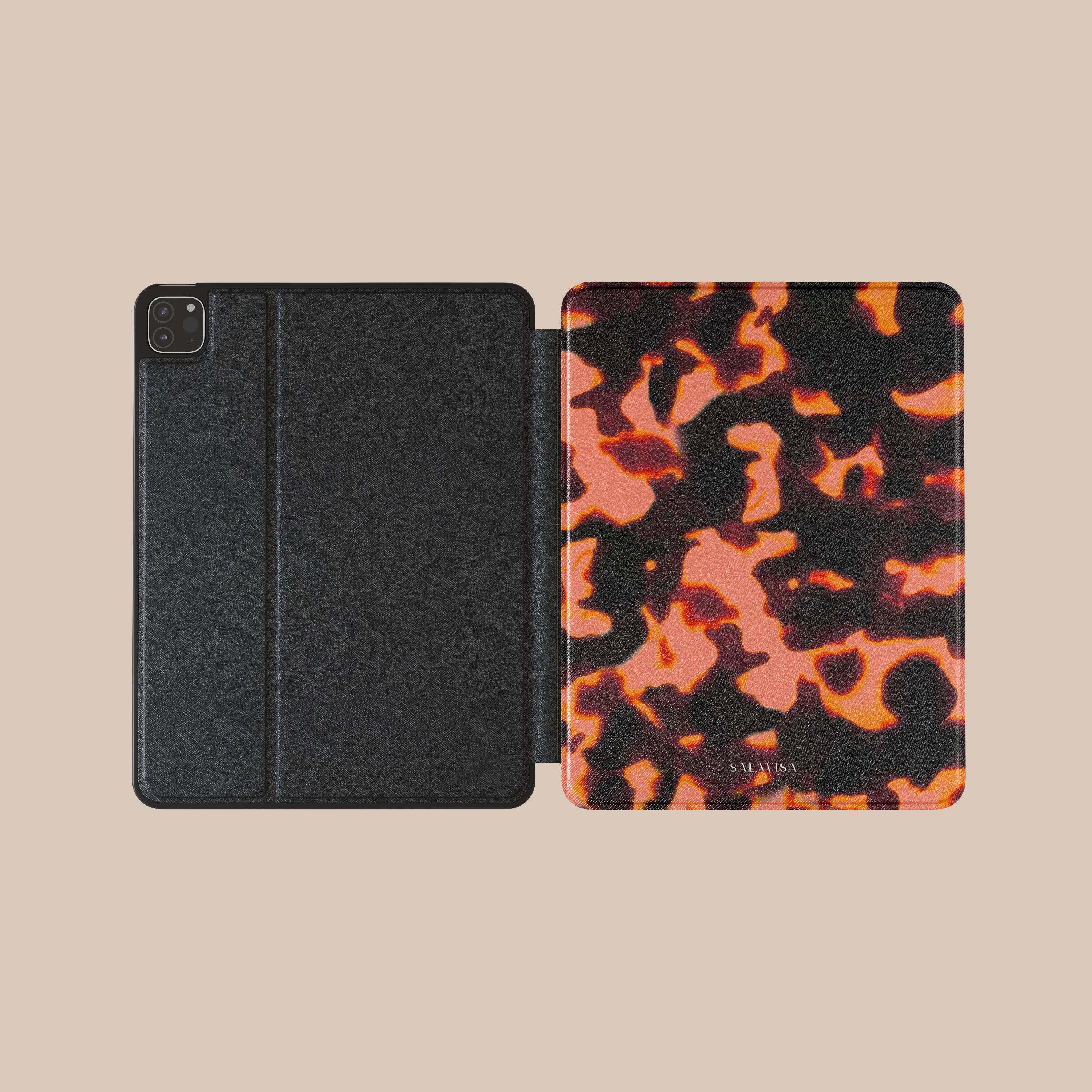 Durable Tortoise Red iPad Case with Shockproof Protection - Slim Fit for iPad 7th/8th Gen & iPad Air 3 - Perfect for Work, Travel & School Use