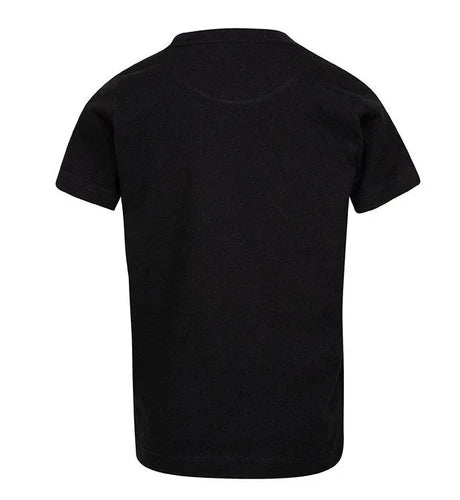 Nike Kids' JDI Swoosh Black T-Shirt - Comfortable Cotton Tee for Boys & Girls - Perfect for School, Sports & Casual Wear