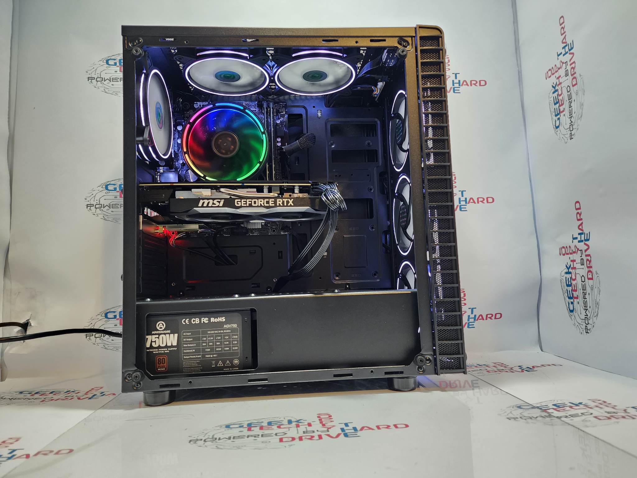 Pinnacle Gaming PC Desktop Computer - Intel Core i5, 500GB/1TB/2TB SSD, 16GB/32GB RAM, NVIDIA GTX/RTX Graphics, WiFi - Musetex G05 H6 Case - Perfect for Esports, Streaming & 4K Gaming