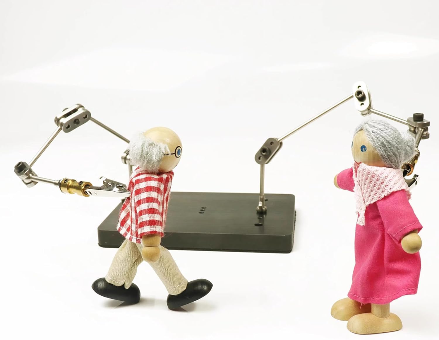Professional DIY Stop Motion Armature Kit with Double Stainless Steel Rig Arms (32cm) - Perfect for Character Animation, Claymation & Macro Photography - Ideal for Filmmakers, Artists & Hobbyists