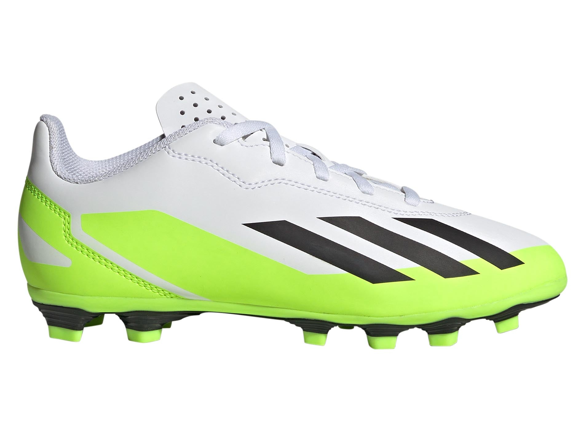 Adidas Kids XCrazyfast.4 FXG J Soccer Cleats - Lightweight & Durable for Youth Players - Perfect for Turf & Grass Fields