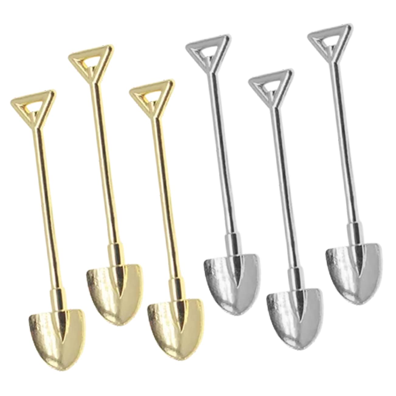 TOYANDONA 12-Piece Mini Shovel Set - Small Garden Tools, Miniature Doll Accessories & Repair Tools - Perfect for Dollhouse Decor, DIY Crafts, and Miniature Gardening Projects