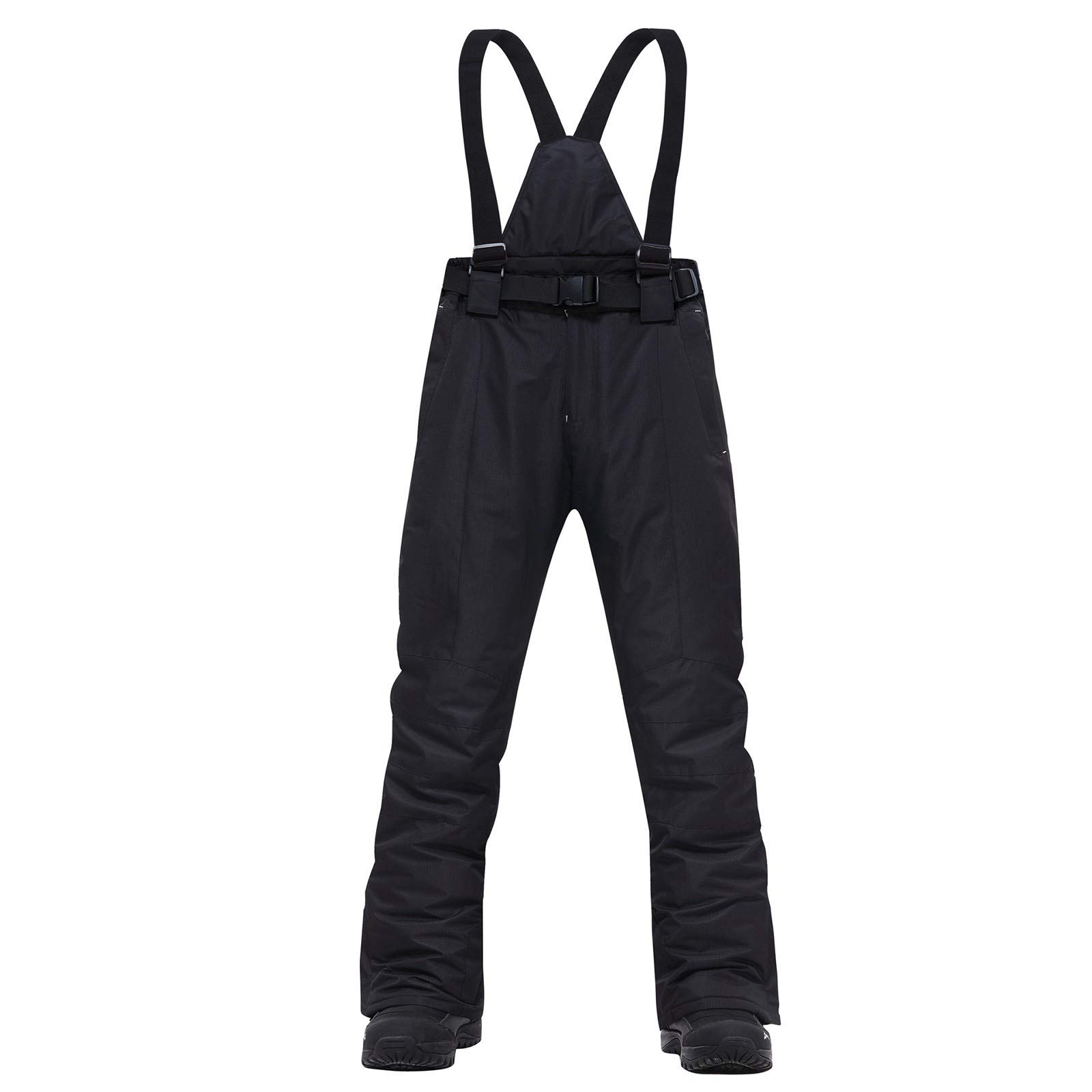 Men's Waterproof Insulated Snow Bibs - Windproof Ripstop Snowboard & Ski Overalls for Winter Sports - Perfect for Snowboarding, Skiing, and Cold Weather Outdoor Activities
