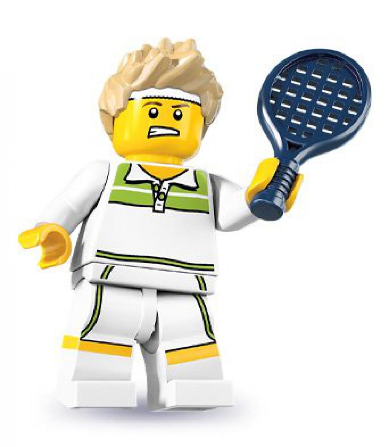 LEGO Mini-Figures Series 7 - Tennis Player Collectible Building Toy for Kids & Adults | Perfect for Play, Display & Gift Giving