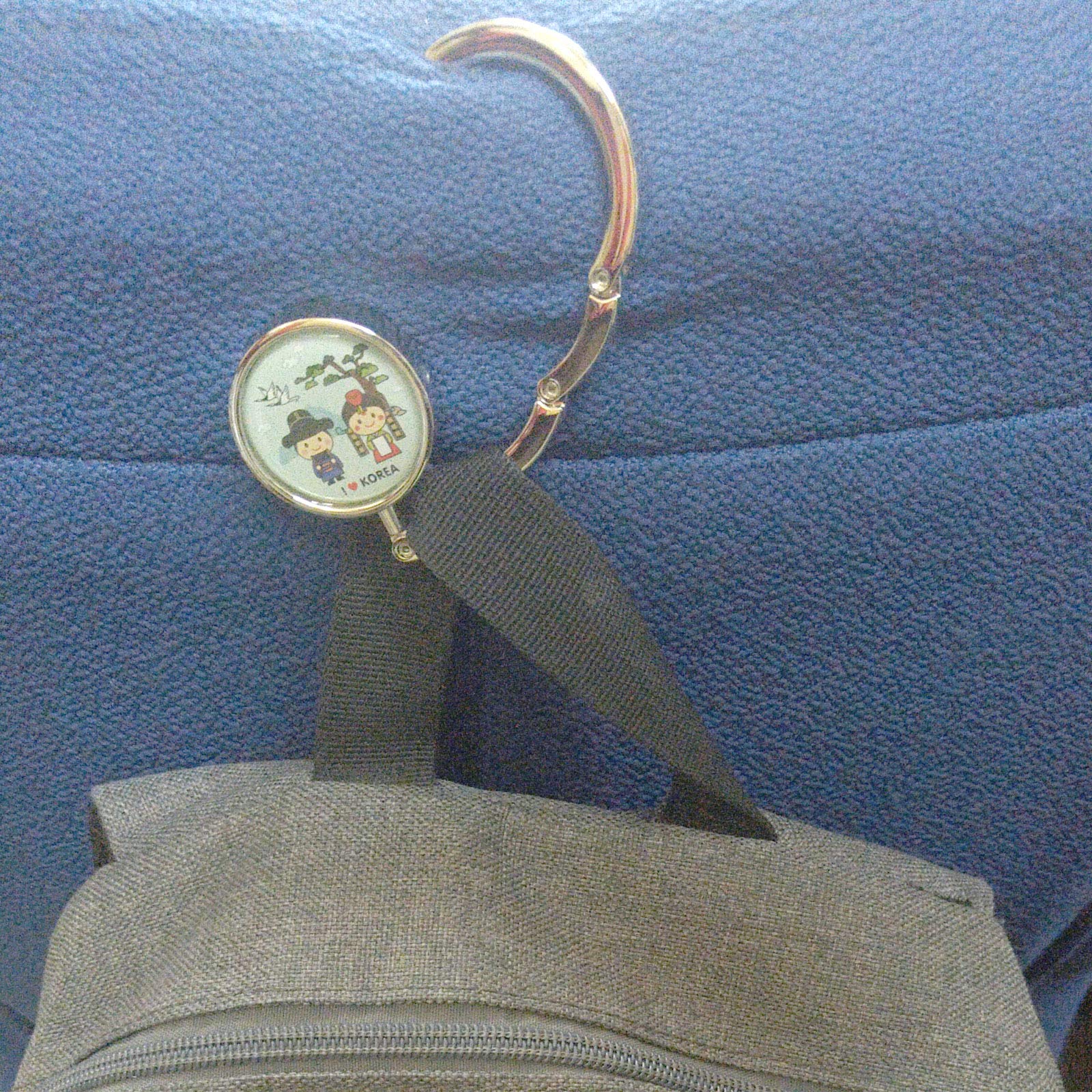 Foldable Purse Hook - Portable Handbag Hanger for Table, Korean Traditional Design - Perfect for Restaurants, Travel, and Home Storage (Newlyweds Gift Idea)