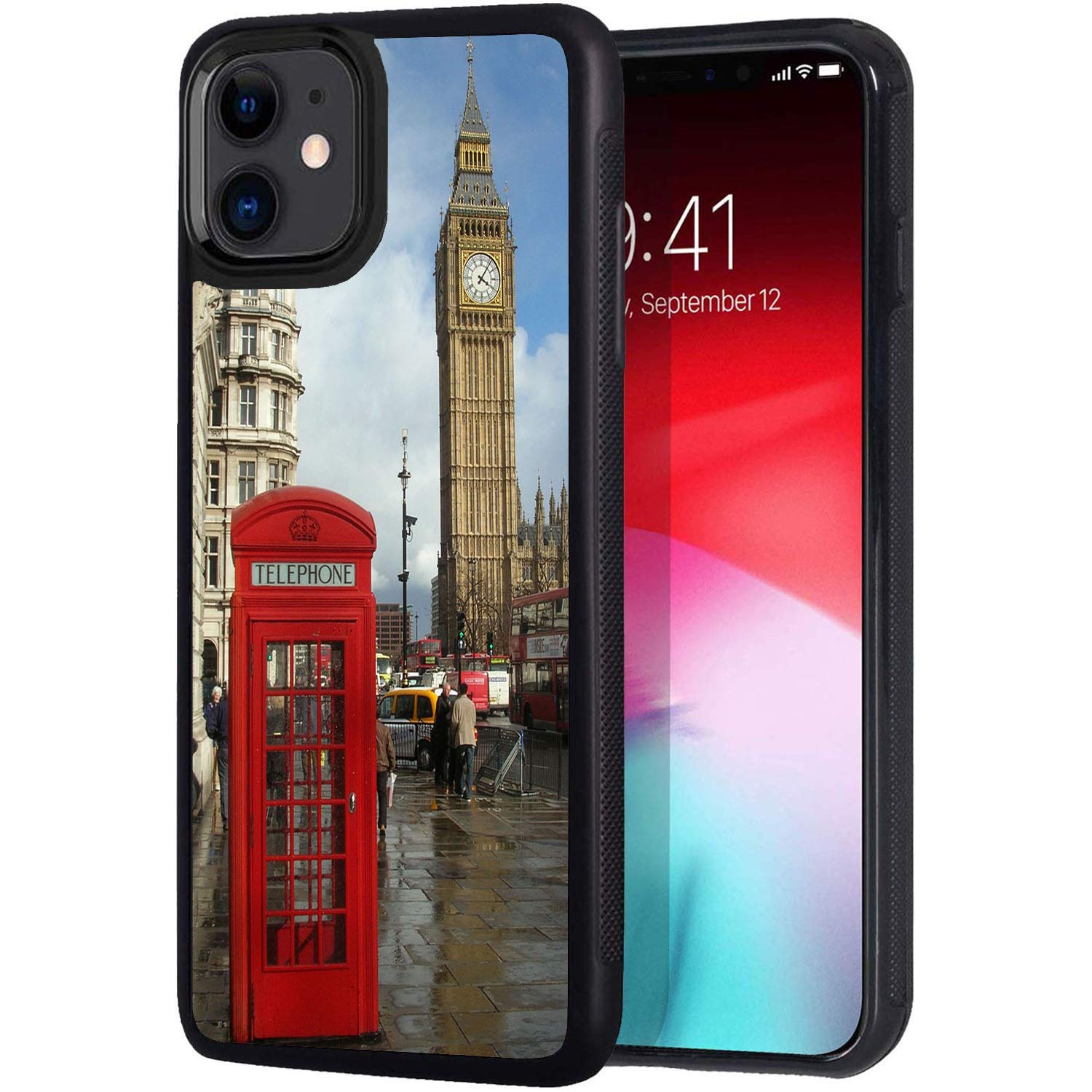 London Big Ben Design Slim Anti-Scratch Shockproof TPU Case for iPhone 11 (6.1 Inch 2019 Model) - Protective Phone Cover with Elegant UK Landmark Design | Perfect for Travel, Gifts & Everyday Use