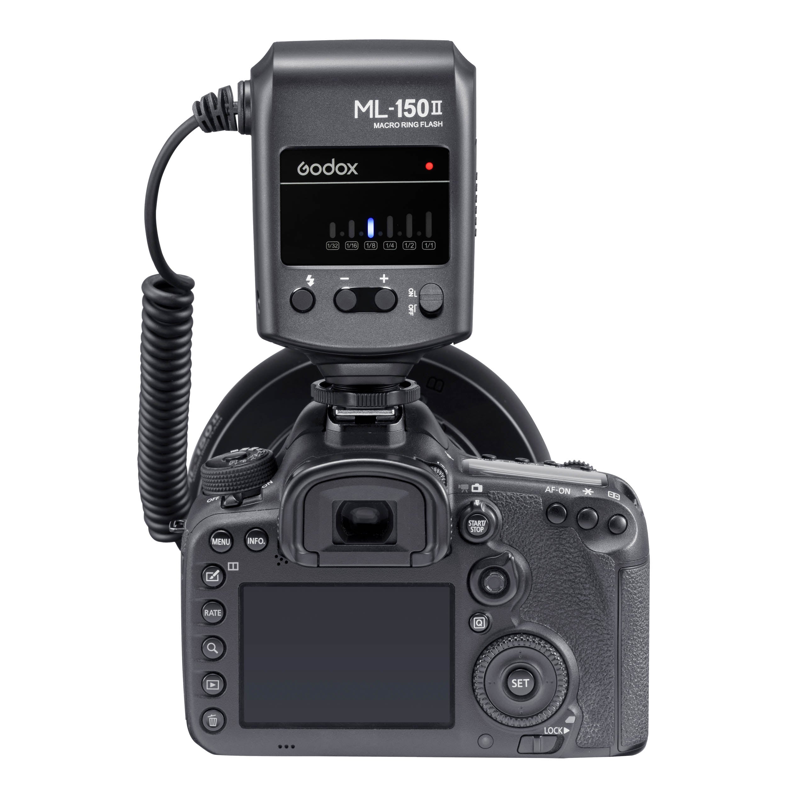 ML 150 II Macro Ring Flash with 8 Lens Adapters for DSLR Cameras - Perfect for Jewelry, Insect & Flower Photography Close-Up Shots