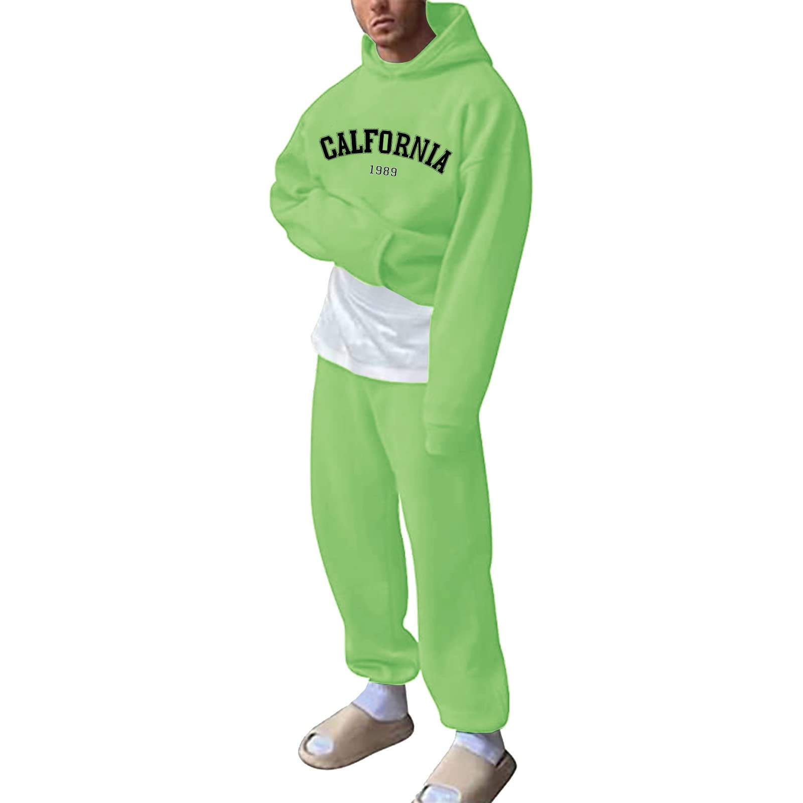Blandoom 2023 Men's Funny Fleece Tracksuit Set - Gym Joggers & Pullover for Workout, Running & Fitness | Comfortable Activewear for Men & Boys | Perfect for Gym, Jogging & Casual Wear