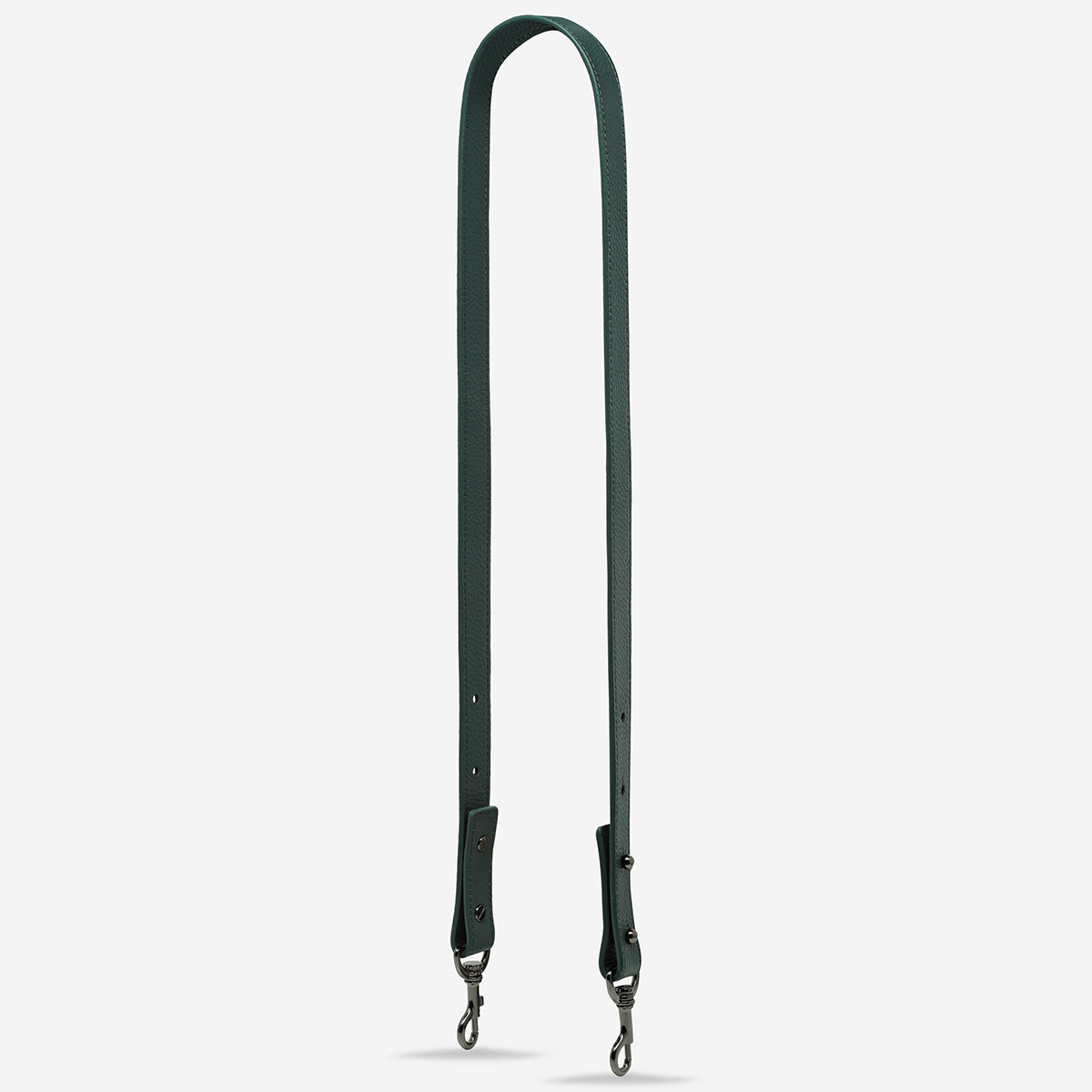 Premium Genuine Leather Strap - Medium Size, Classic Green - Perfect for Watches, Handbags & DIY Craft Projects