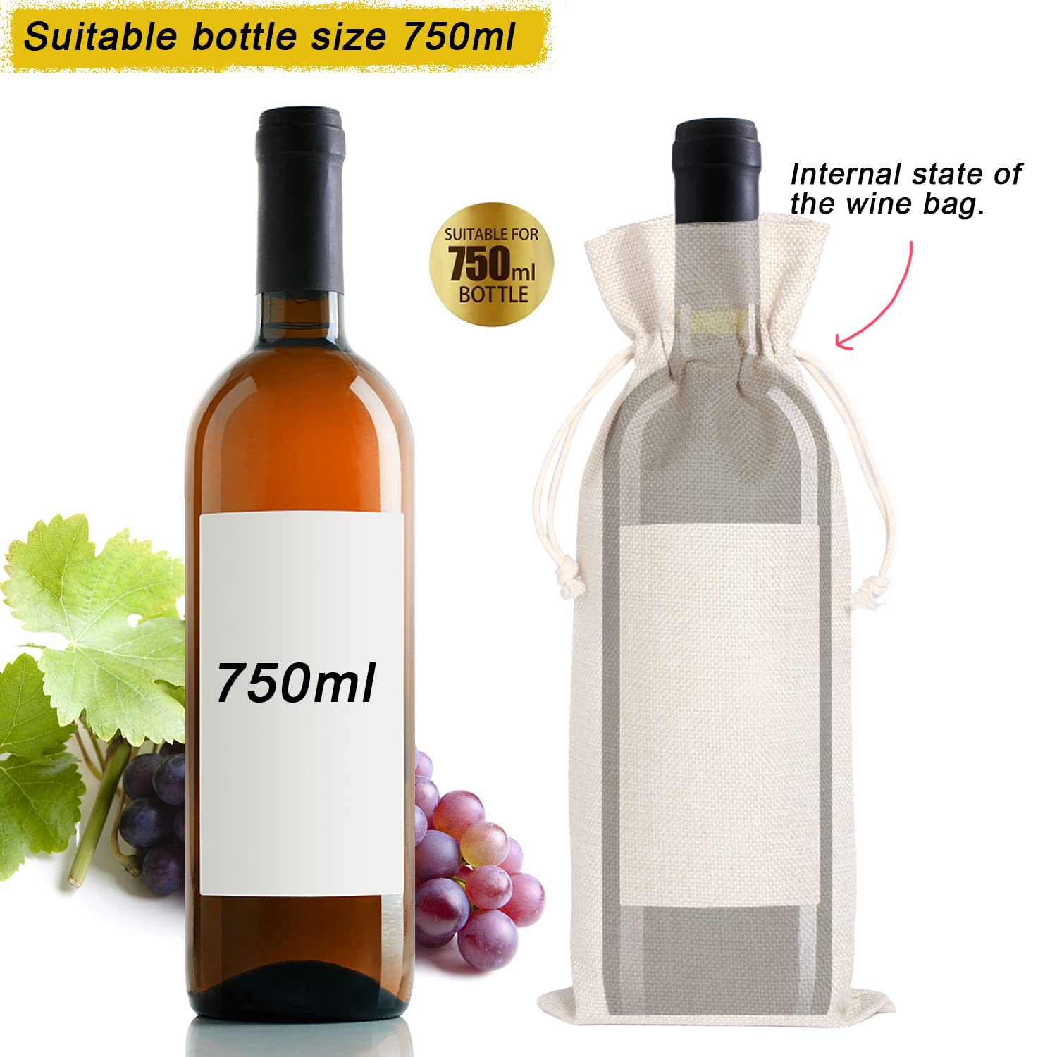 40th Birthday Wine Gift Bag - Elegant & Unique 1984 Themed Present for Him or Her - Perfect for Celebrations, Parties & Special Occasions