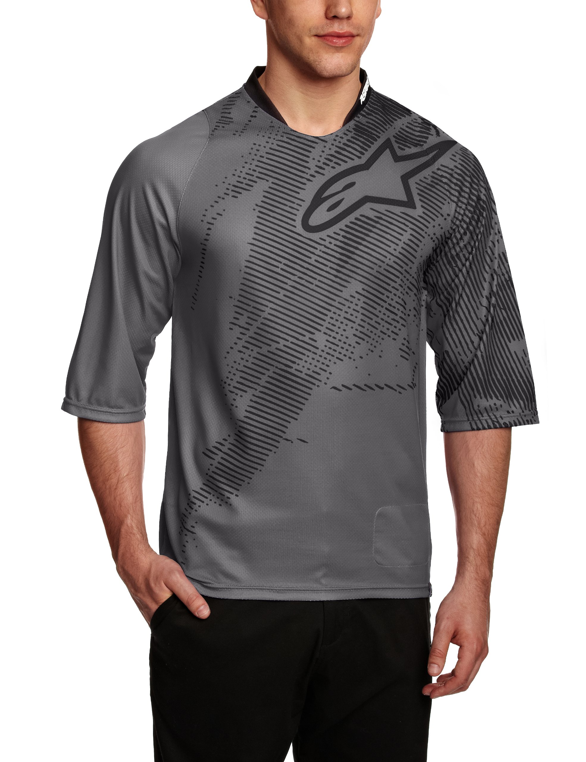 Alpinestars Men's Freeride Mountain Bike Jersey - Breathable Cycling Shirt for Trail & Downhill Riding - Perfect for Off-Road Biking Adventures