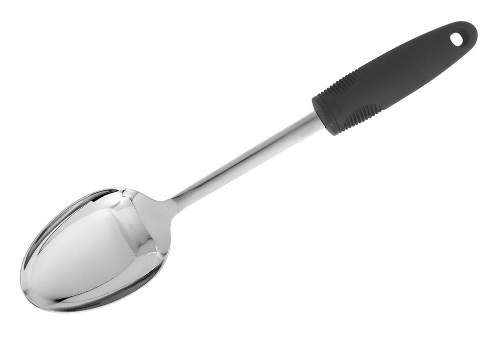 OXO Premium Stainless Steel Spoon - 18/8 Food-Grade Kitchen Utensil for Cooking, Baking & Serving - Dishwasher Safe Soup Spoon, Ice Cream Scoop & Coffee Stirrer
