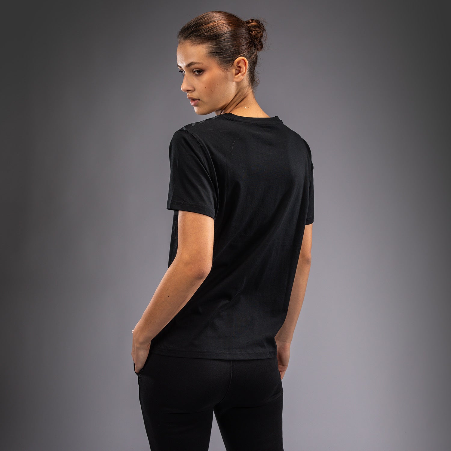 Venum UFC Fusion Replica Women's Short Sleeve T-Shirt - Black | MMA Training, Gym Workout & Casual Wear