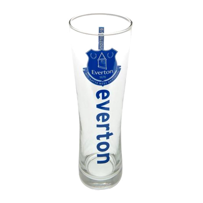 Everton Premium 16oz Tall Beer Glass Set - Clear Pint Glasses for Lager, IPA, Ale, Stout - Perfect for Home Bars, Parties & Gifts