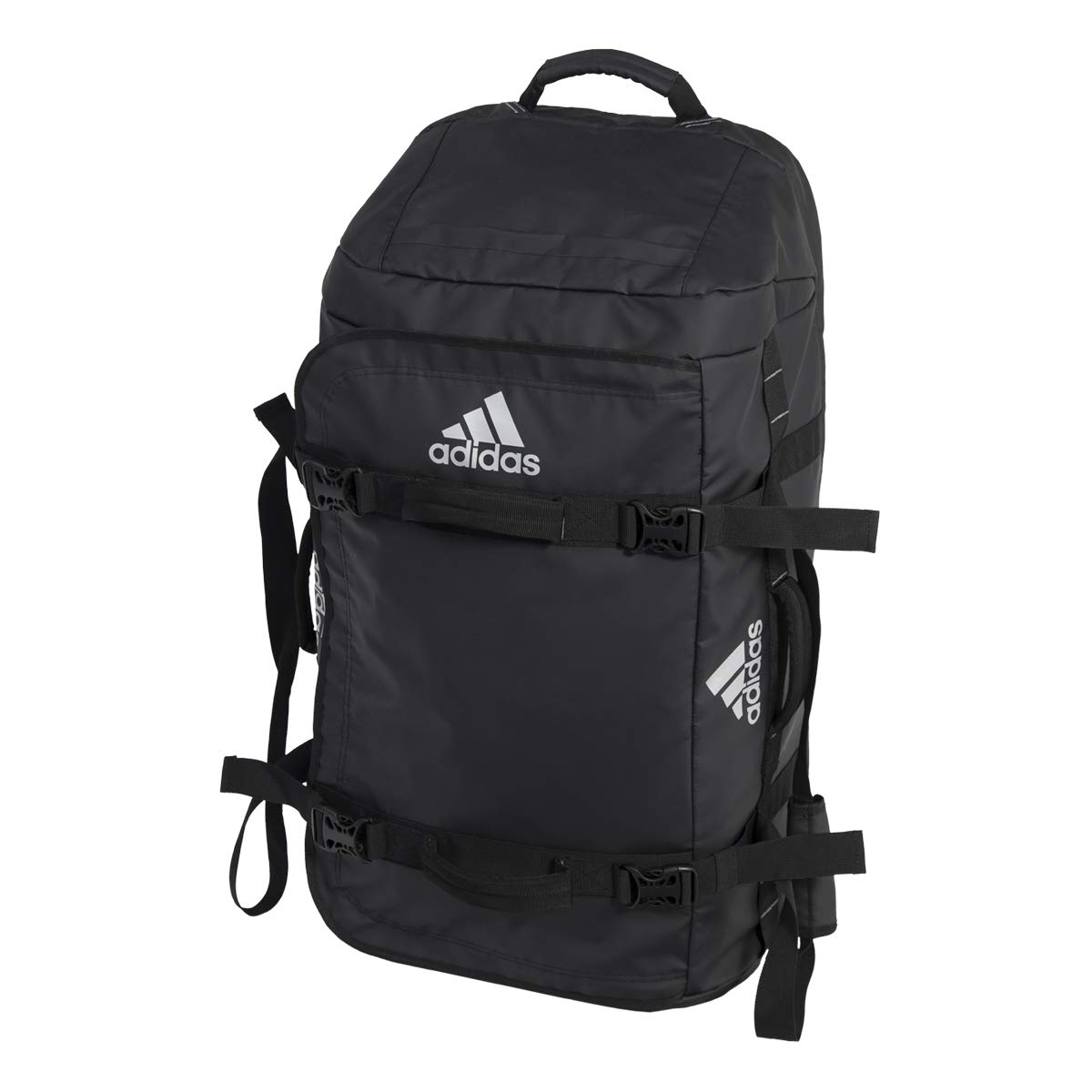 **Adidas 90L Stage Tour Trolley Bag - Unisex Large Travel Luggage for Adults - Black (90L) - Perfect for Air Travel, Road Trips & Touring**