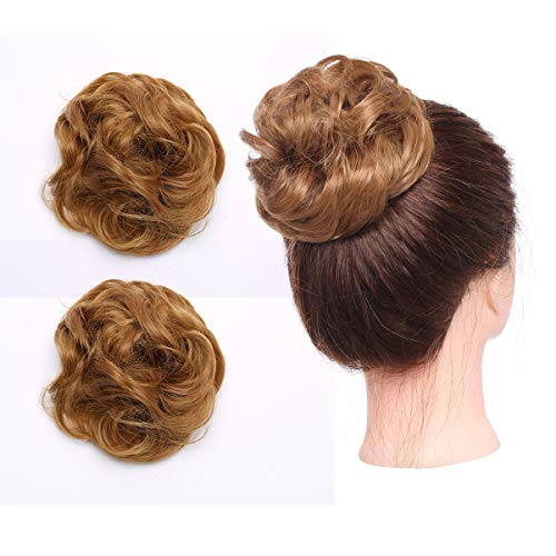 Messy Bun Hair Extension for Curly Hair - Clip-in Updo Hairpiece for Women | Perfect for Weddings, Parties & Everyday Styling