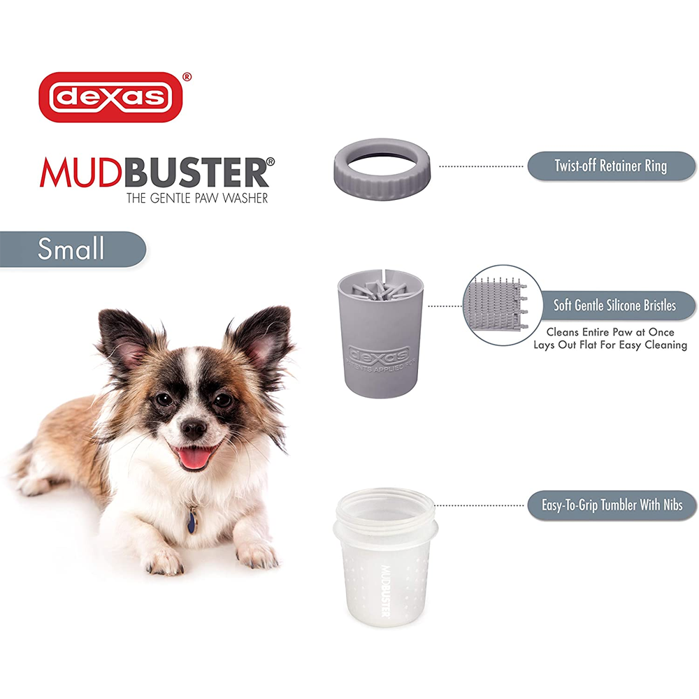 MudBuster Portable Dog Paw Cleaner - Wash & Dry Pet Paws Easily - Perfect for Hiking, Walking & Outdoor Adventures