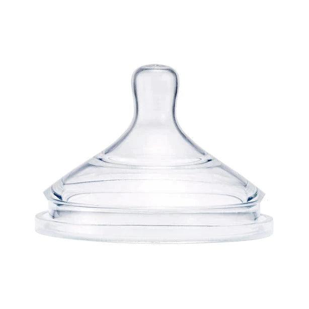 Boon Nursh Silicone Baby Bottles & Nipples - 3 Pack Set for Breastfeeding, Formula Feeding & On-the-Go Use | BPA-Free, Soft & Flexible for Newborns & Infants