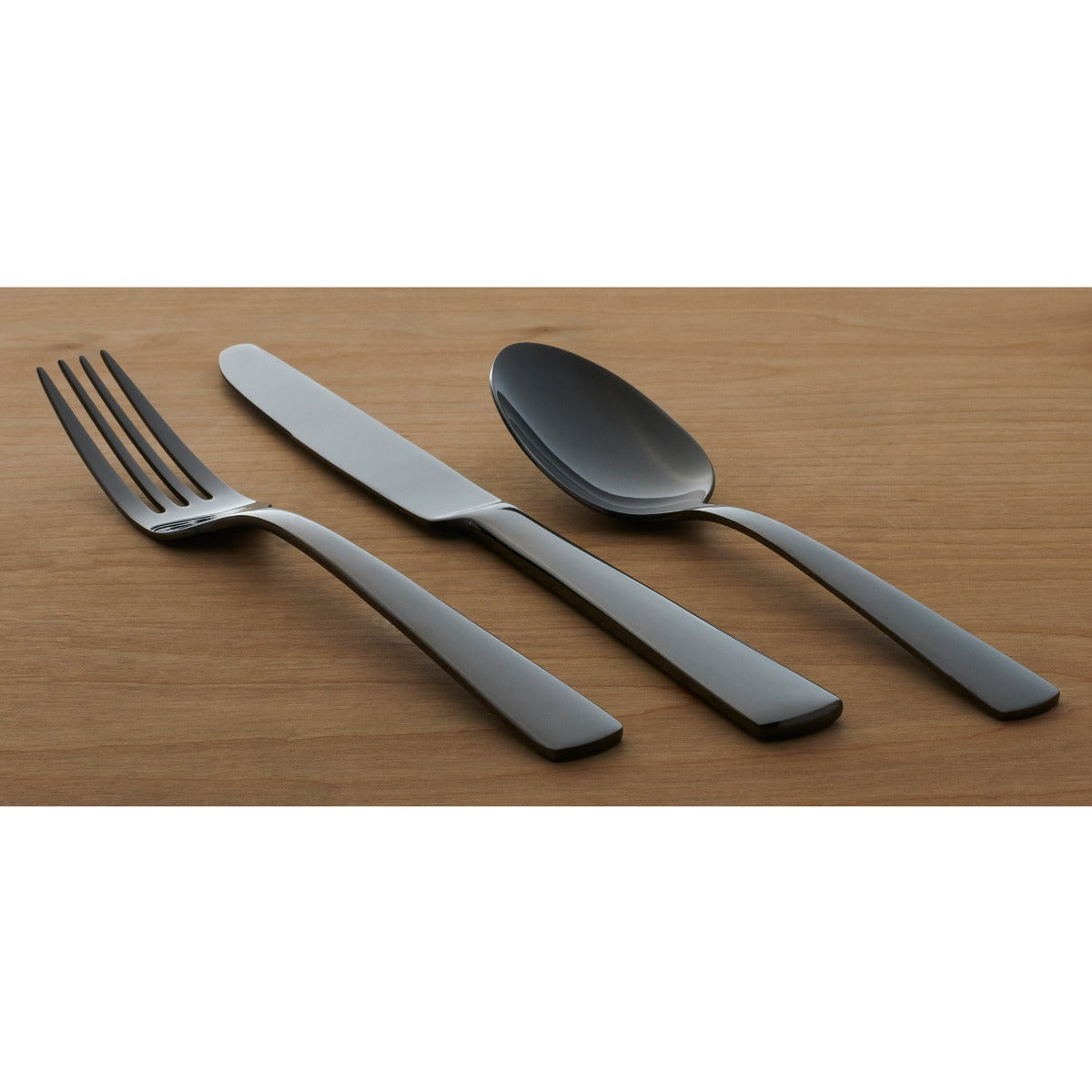 Premium Aptitude Midnight Mirror 23-Piece Flatware Set - Stainless Steel Silverware Set for 6, Elegant Dining Utensils for Dinner Parties, Weddings & Formal Occasions