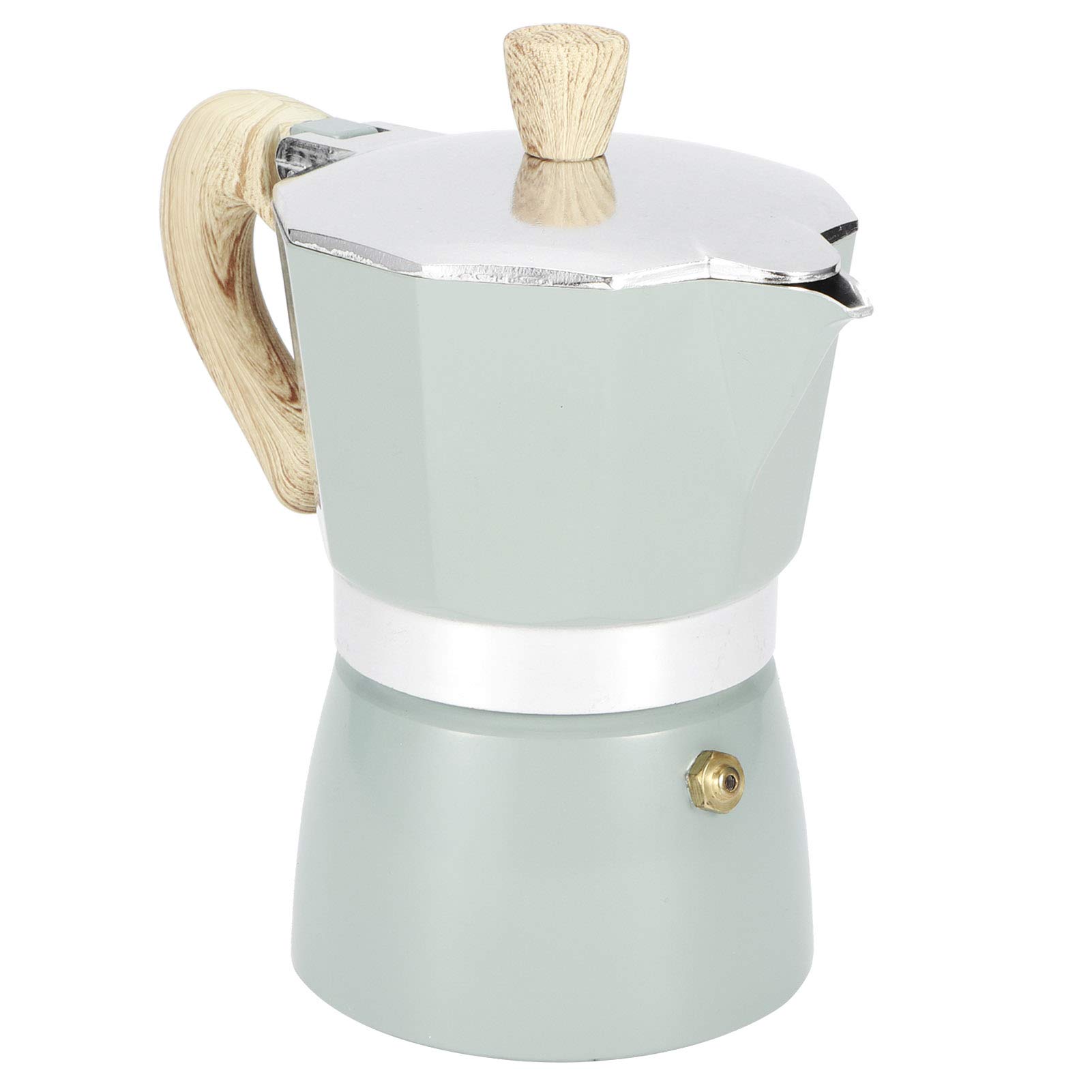 Okuyonic 300ML Lake Blue Coffee Maker & Kettle - Multi-Function Elegant Design for Gas Stove, Perfect for Cafe & Home Use - Ideal for Brewing Coffee, Tea, and Hot Beverages