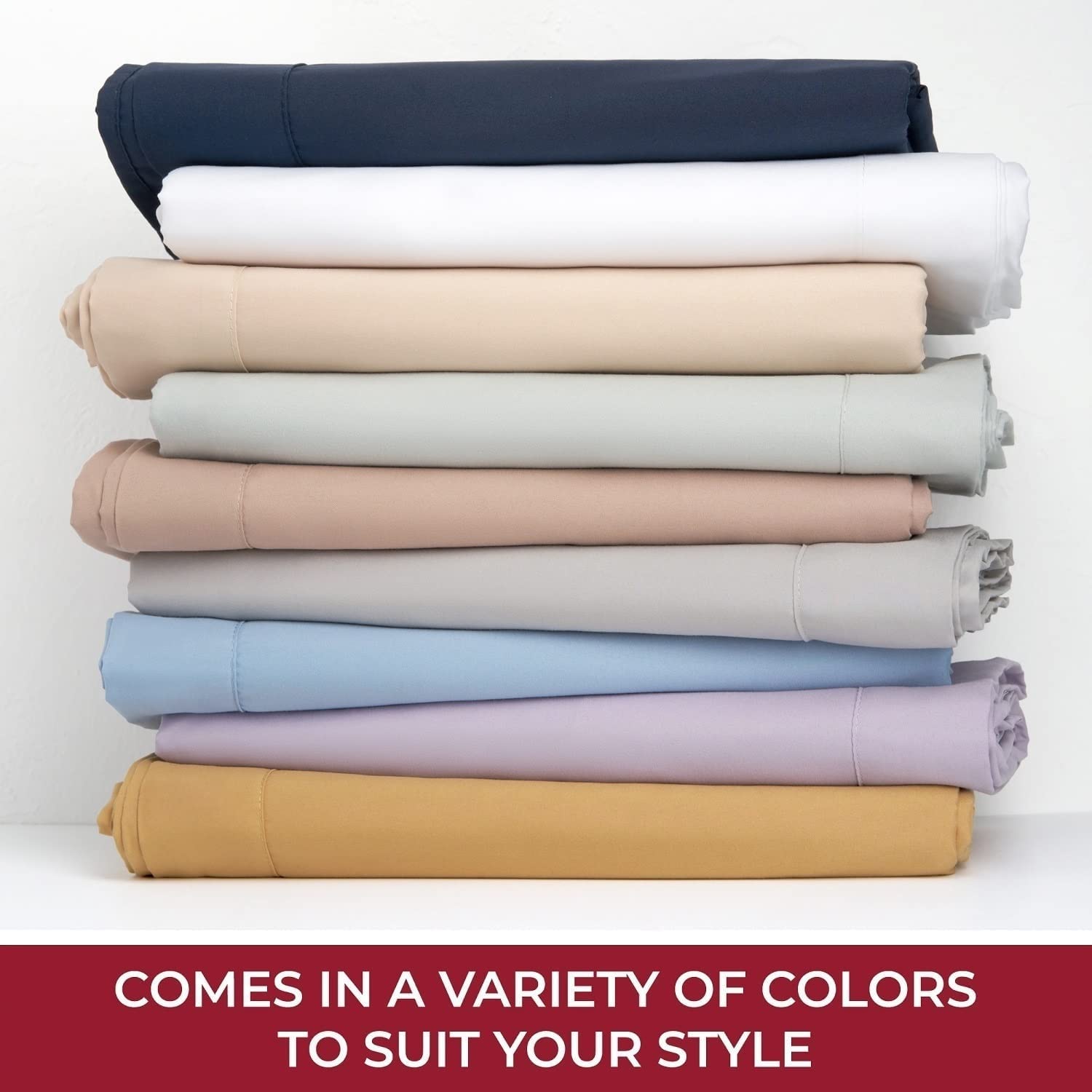 Mellanni King Size Fitted Sheet - Ultra Soft Cooling Bed Sheet with 16