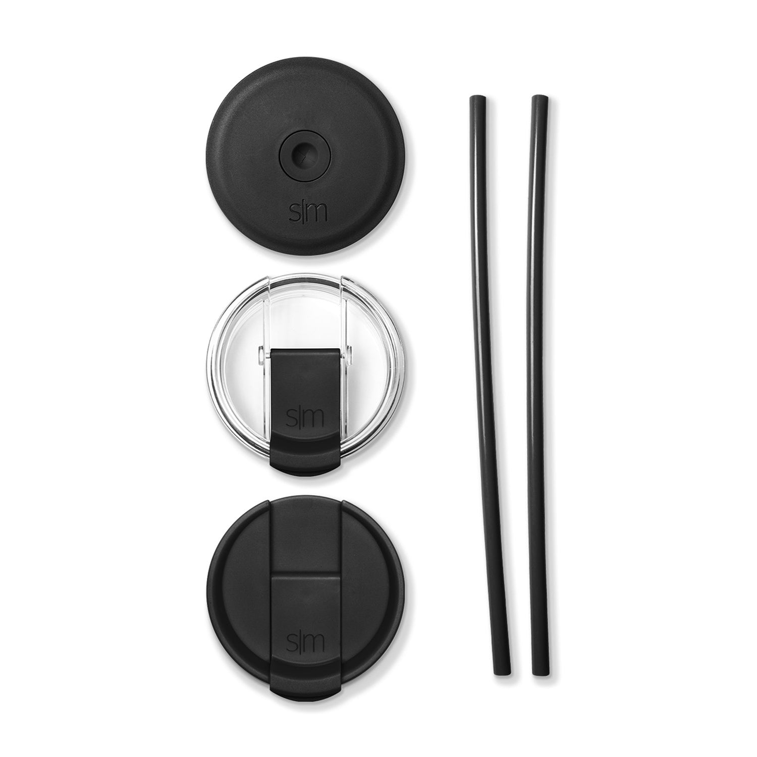 3-Pack Classic Tumbler Lids Set - Straw Lid, Flip Lid & Clear Flip Lid Replacement for 20oz 30oz Tumblers - Perfect for Coffee, Tea & Cold Drinks On-The-Go